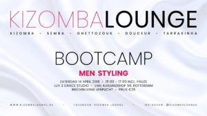Kizomba Bootcamp Menstyling 14 april 2018 by Kizomba Lounge