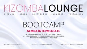 Kizomba Bootcamp Semba Intermediate 2 mei 2018