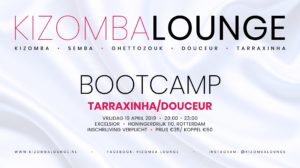 Kizomba Bootcamp Tarrraxinha Douceur 19 april 2019 Kizomba Lounge